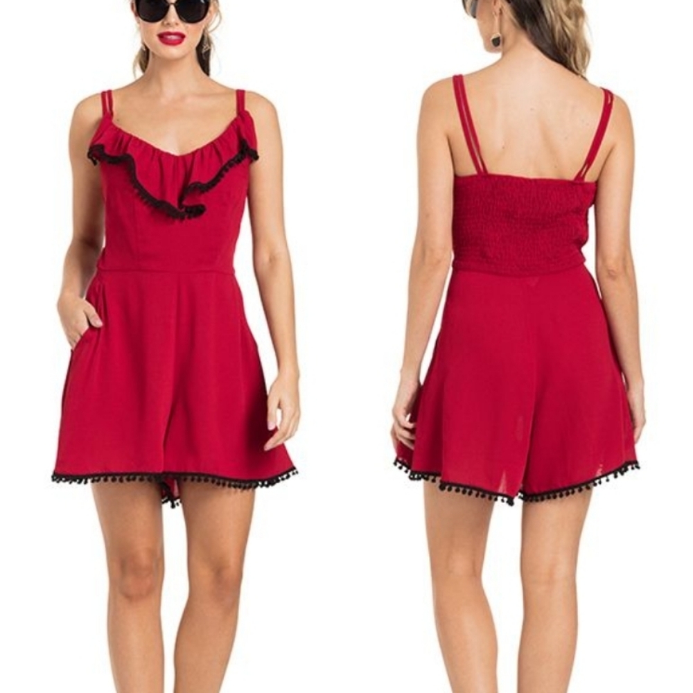 Voodoo Vixen Pinup Romper M